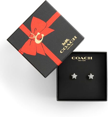 COACH Jewelry Women's Signature C Pavé Star Stud Boxed Earrings in Saudi Arabia