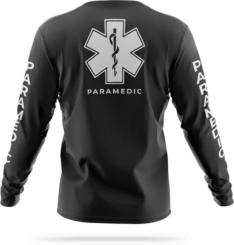 PARAMEDIC Reflective Utility Long Sleeve - USA High-Visibility Shirt - Durable, Breathable, Moisture-Wicking Uniform in Saudi Arabia