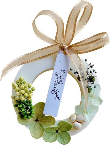 Sandalwood Wax Melts - 1.58oz Premium Ring-Shaped Scented Soy Wax Melts with Dried Flowers | Flameless Aromatherapy for Home & Office | Housewarming Birthday Unisex Gift Set in Saudi Arabia