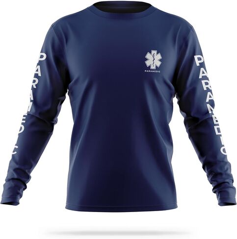 PARAMEDIC Reflective Utility Long Sleeve - USA High-Visibility Shirt - Durable, Breathable, Moisture-Wicking Uniform in Saudi Arabia