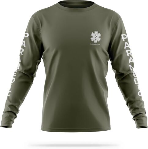 PARAMEDIC Reflective Utility Long Sleeve - USA High-Visibility Shirt - Durable, Breathable, Moisture-Wicking Uniform in Saudi Arabia