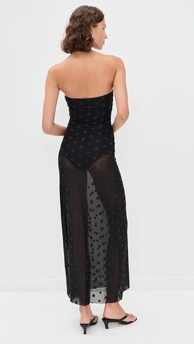 فستان كارلا طويل بدون حمالات للسيدات من Bec + Bridge in Kuwait