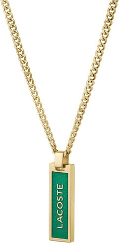 Lacoste Fence Men's Pendant Jewelry Necklace, Fashionable, Masuline Style in Saudi Arabia