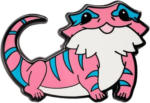 Enamel Pin,Bearded Dragon Lapel Pin,DIY Decor Collection,Cute Reptile Brooch,Adorable Lizard Badge,Gift For Reptile Lovers,Teens, Friends,Family,Pin on,Denim Jacket,Canvas Bag,Backpack in Saudi Arabia