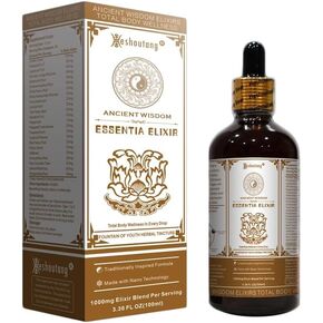 Ancient Wisdom ESSENTIA Elixir for Weakness & Neuropathic Pain & Various Pains|24 Herbs in One|1000mg Per Serving|100ml Tincture in Saudi Arabia