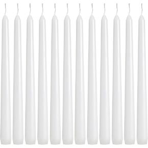 36 Pack White Taper Candles, 6-7 Hours Burn Time, Unscented and Smokeless, 4/5 x 10 Inch Dinner Candle Set for Household, Wedding, Party and Home Décor Candlesticks in Saudi Arabia