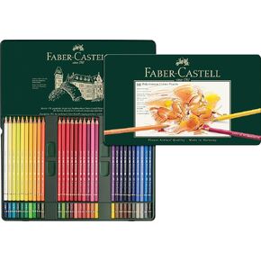 Faber-Castell Art & Graphic Polychromos Colour Pencil, Multicoloured, Pencil Roll Of 34, For Art, Craft, Drawing, Sketching, Home, School, University, Colouring in Kuwait