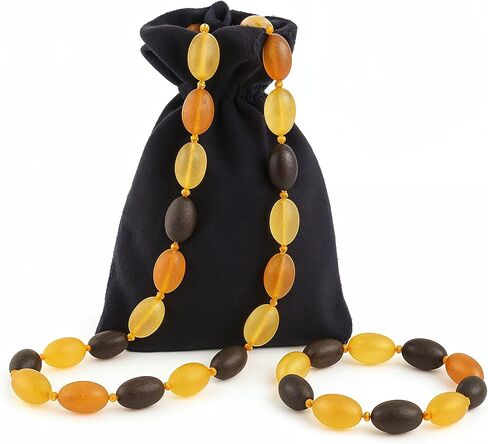 Baltic Amber Necklace And Bracelet Gift Set – Genuine Gemstone – Handcrafted With Gift Packaging & Certificate in Saudi Arabia