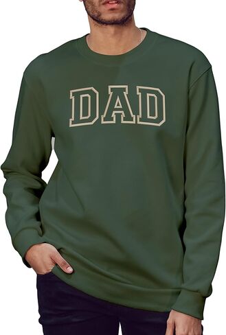 Embroidered Dad Sweatshirt – Cozy, Soft and Comfy Sweatshirt for Men, Perfect for Dads in Saudi Arabia