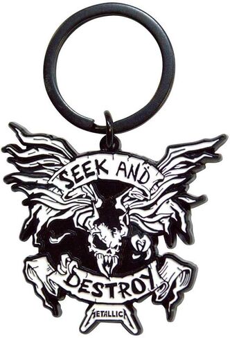 Rock Off officially licensed products Metallica Seek & Destroy Metal Key Chain in Saudi Arabia