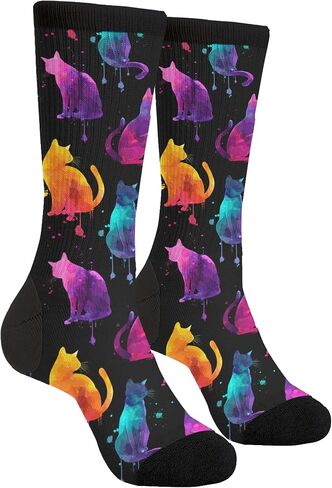 Funny Novelty Crew Socks Casual Athletic Sport Crazy Dress Sock For Women Men in Saudi Arabia