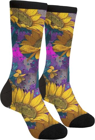 Funny Novelty Crew Socks Casual Athletic Sport Crazy Dress Sock For Women Men in Saudi Arabia