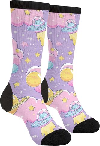 Funny Novelty Crew Socks Casual Athletic Sport Crazy Dress Sock For Women Men in Saudi Arabia