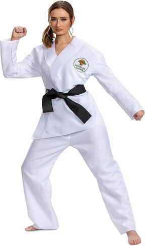 Disguise Adult Miyagi-do Adult Costume, Official Cobra Kai Adult Costumes With Pants and Belt in Saudi Arabia