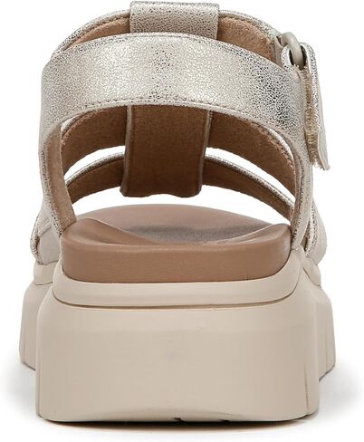 Naturalizer SOUL Women's Pippa Fisherman Sandal Gold Metallic 5 M in Saudi Arabia