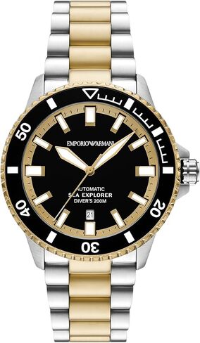 Emporio Armani Men's Sea Explorer Automatic Two-Tone Stainless Steel Watch (Model: AR60089) in Saudi Arabia