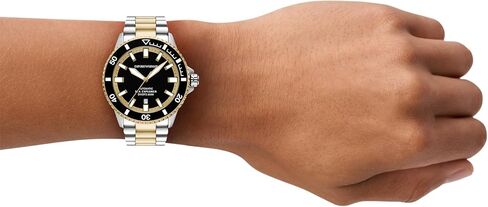Emporio Armani Men's Sea Explorer Automatic Two-Tone Stainless Steel Watch (Model: AR60089) in Saudi Arabia