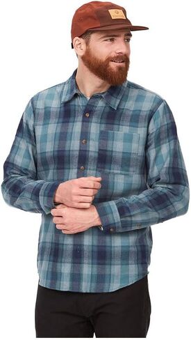 Marmot Fairfax Novelty Lightweight Flannel Long Sleeve Black MD in Saudi Arabia