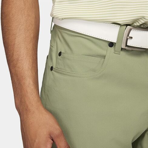 بنطال الجولف النحيف للرجال من Nike Tour بخمسة جيوب (أخضر زيتي/أسود، FD5615-386) مقاس 34x32 in Saudi Arabia