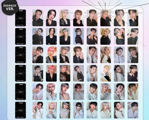 ATEEZ GOLDEN HOUR الجزء 2 ألبوم Digipack (إصدار HONGJOONG) غلاف + قرص مضغوط + كتاب صور + بطاقة صور + ملصق (IOMT) in Kuwait