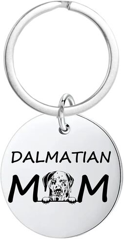 Dalmatian Dog Keychain, Dalmatian Dog Gifts, Custom Engraved Dog Keychain for Women, Men Teens - Memorial Keepsake for Dog Mom, Dog Dad in Saudi Arabia