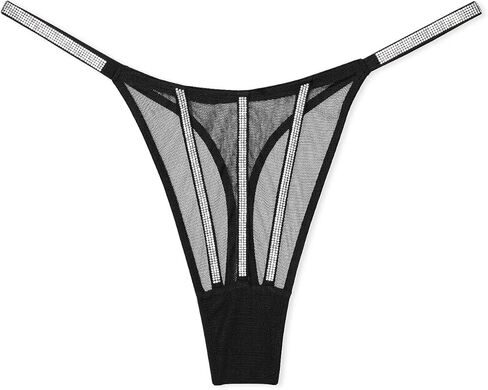 Victoria's Secret Sheer Shine Thong Panty Color Pink New in Saudi Arabia