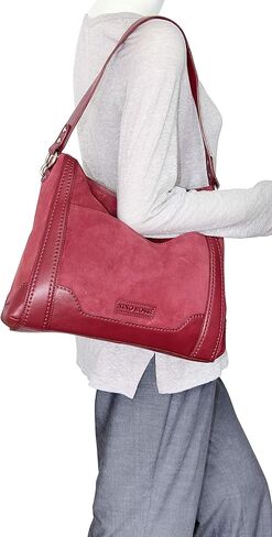 Nino Bossi Hottie Leather Shoulder Bag Merlot in Saudi Arabia