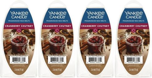 Yankee Candle Fragranced Wax Melts (Cranberry Chutney, Pack of 6) in Saudi Arabia