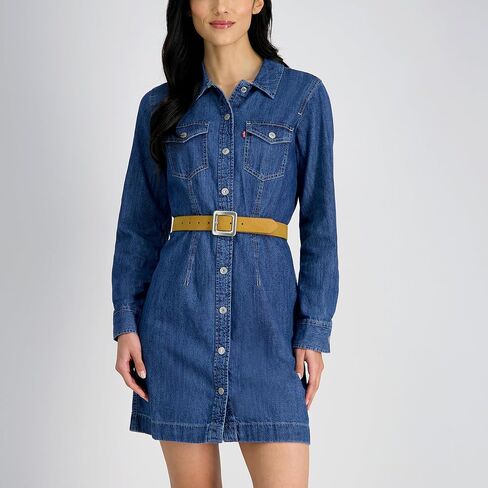 Levi's womens Two-in-one Reversible Square Statement Buckle Casual Belt in Saudi Arabia