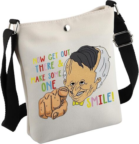 MNIGIU Smiling-F الكرتون مستوحاة هدية بوس حقيبة كروسبودي Smiling-F عاشق هدية Smiling-F Merch لمحبي بوس in Saudi Arabia