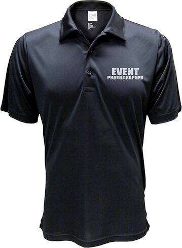 Smart People Clothing Event Photographer Polo Reflective Design,Performance Polo w/Moisture Wicking Technology in Saudi Arabia