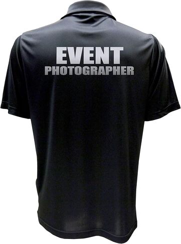 Smart People Clothing Event Photographer Polo Reflective Design,Performance Polo w/Moisture Wicking Technology in Saudi Arabia