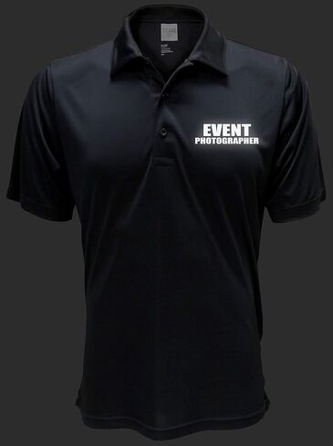 Smart People Clothing Event Photographer Polo Reflective Design,Performance Polo w/Moisture Wicking Technology in Saudi Arabia
