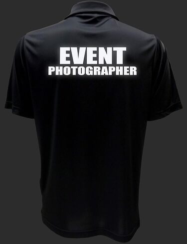 Smart People Clothing Event Photographer Polo Reflective Design,Performance Polo w/Moisture Wicking Technology in Saudi Arabia