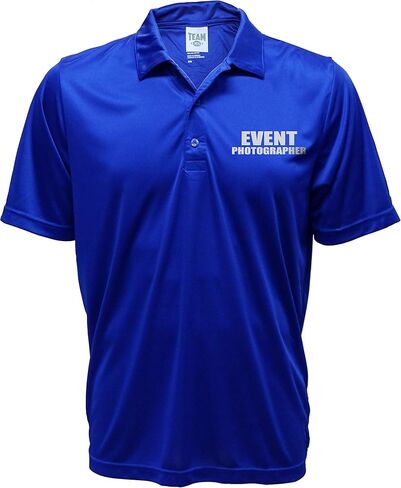 Smart People Clothing Event Photographer Polo Reflective Design,Performance Polo w/Moisture Wicking Technology in Saudi Arabia