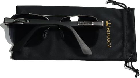 Men’s Polarized Sunglasses – Lightweight UV400 Protection, Minimalist Semi-Frameless Design for Driving & Everyday Wear in Saudi Arabia