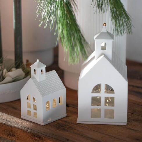 Räder Porcelain Village House Chapel 5.5 بوصة/14 سم - حامل شموع صغيرة in Saudi Arabia