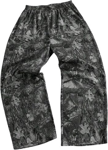 Men's Graphic Print Flared Leg Sweatpants Striped Drawstring Bell Bottom Pants in Saudi Arabia