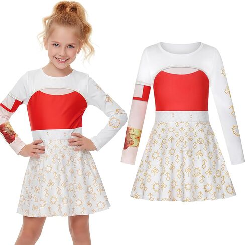 Zombies Costume for Girls Nova Costume,Cheerleader Dress for Character Halloween Cosplay in Saudi Arabia