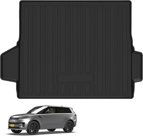 Custom Fit for Cargo Liner 2024 Toyota Grand Highlander(Trunk Without Speaker On The Left),(Not for Lexus TX) - Black TPO All Weather Heavy Duty Waterproof Rear Cargo Tray Trunk Floor Mat in Kuwait