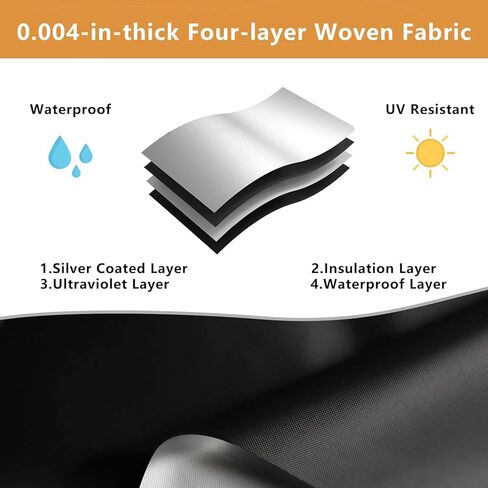 ستائر تعتيم 100% لغرفة النوم مقاس 57 × 118 بوصة، ظلال تعتيم قابلة للإزالة بدون حفر، غطاء نافذة أسود مؤقت محمول، ستائر سوداء للاستخدام في الحضانة أو النوم أو السفر أو المركبات الترفيهية أو المستأجر in Kuwait