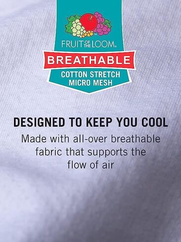 Fruit of the Loom Mens T-Shirts 3-Pack Breathable Cotton Undershirts Tall Man White, 3X-Large Tall in Saudi Arabia