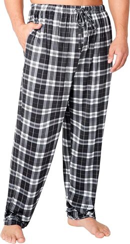 Get Trend Pajama Pants for Men, Teens, Soft, Breathable Lounge Pants With Pockets, PJ Sleep Bottoms Loungewear, Gifts for Men in Saudi Arabia