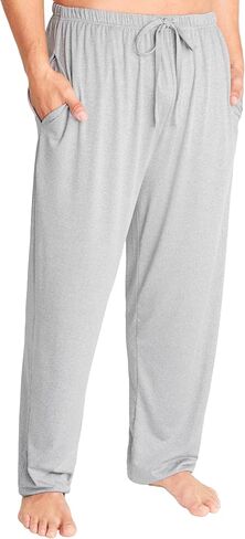 Get Trend Pajama Pants for Men, Teens, Soft, Breathable Lounge Pants With Pockets, PJ Sleep Bottoms Loungewear, Gifts for Men in Saudi Arabia