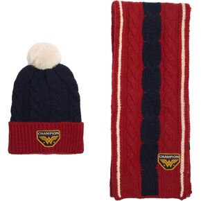 Heroes & Villains Adult 2-Pack Cable Knit Beanie & Scarf Set in Saudi Arabia