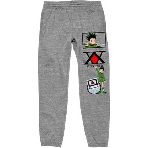 Hunter x Hunter Anime Cartoon Gon Character Men's Grey Sweatpants in Saudi Arabia