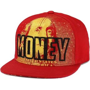 قبعة المال مائة دولار المطرزة Snapback قبعة بيسبول مسطحة in Kuwait