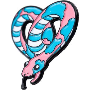 دبوس المينا Trans Pride Noodle Love بألوان علم فخر LGBTQ Transgender in Kuwait