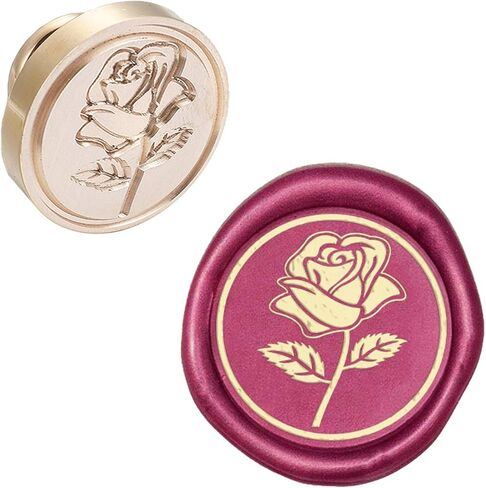 CRASPIRE Rabbit Moon Wax Seal Stamp Head Only Replacement 25mm Bunny Vintage Animal Sealing Wax Stamp Heads Only No Handle for Easter Invitations Wedding Christmas Xmas Party Envelopes Cards in Kuwait
