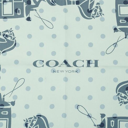 منديل مطبوع عليه نقاط حصان وعربة للسيدات من COACH in Kuwait
